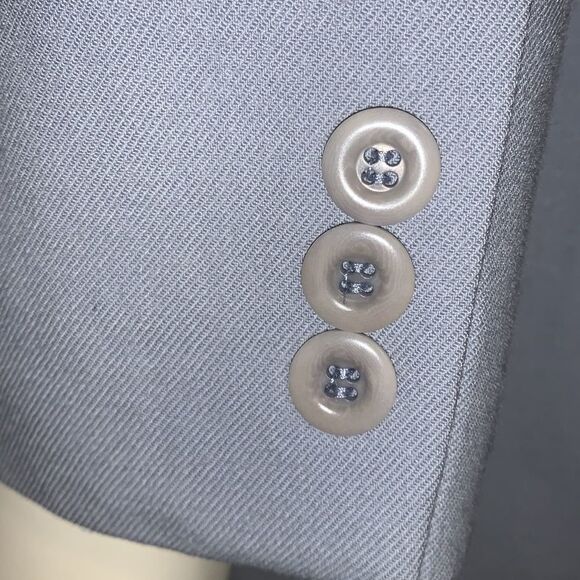 Liz Clairborne Collection wool button-down vintage oversized blazer. Size 8 - Picture 10 of 16